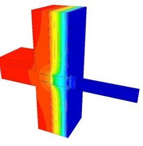 Passive House Balcony connection 3D Thermal Modelling